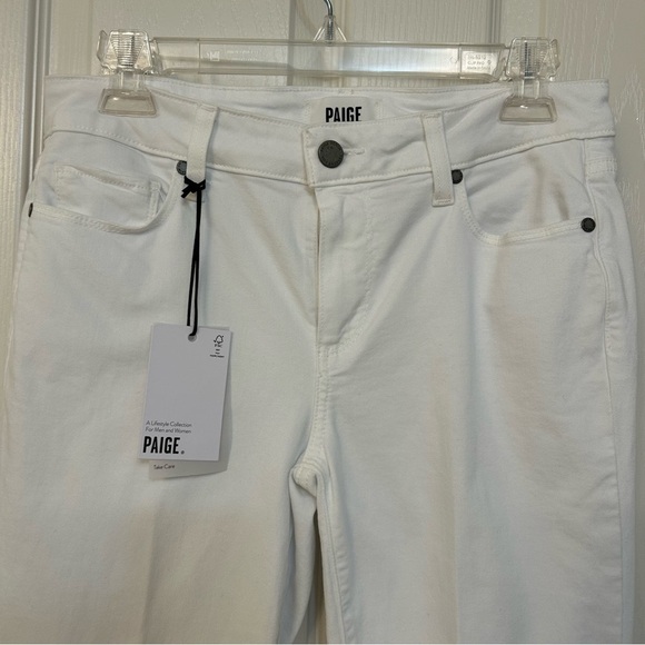 Paige Skyline Bootcut Jeans in Optic White Size 29 - Picture 2 of 12